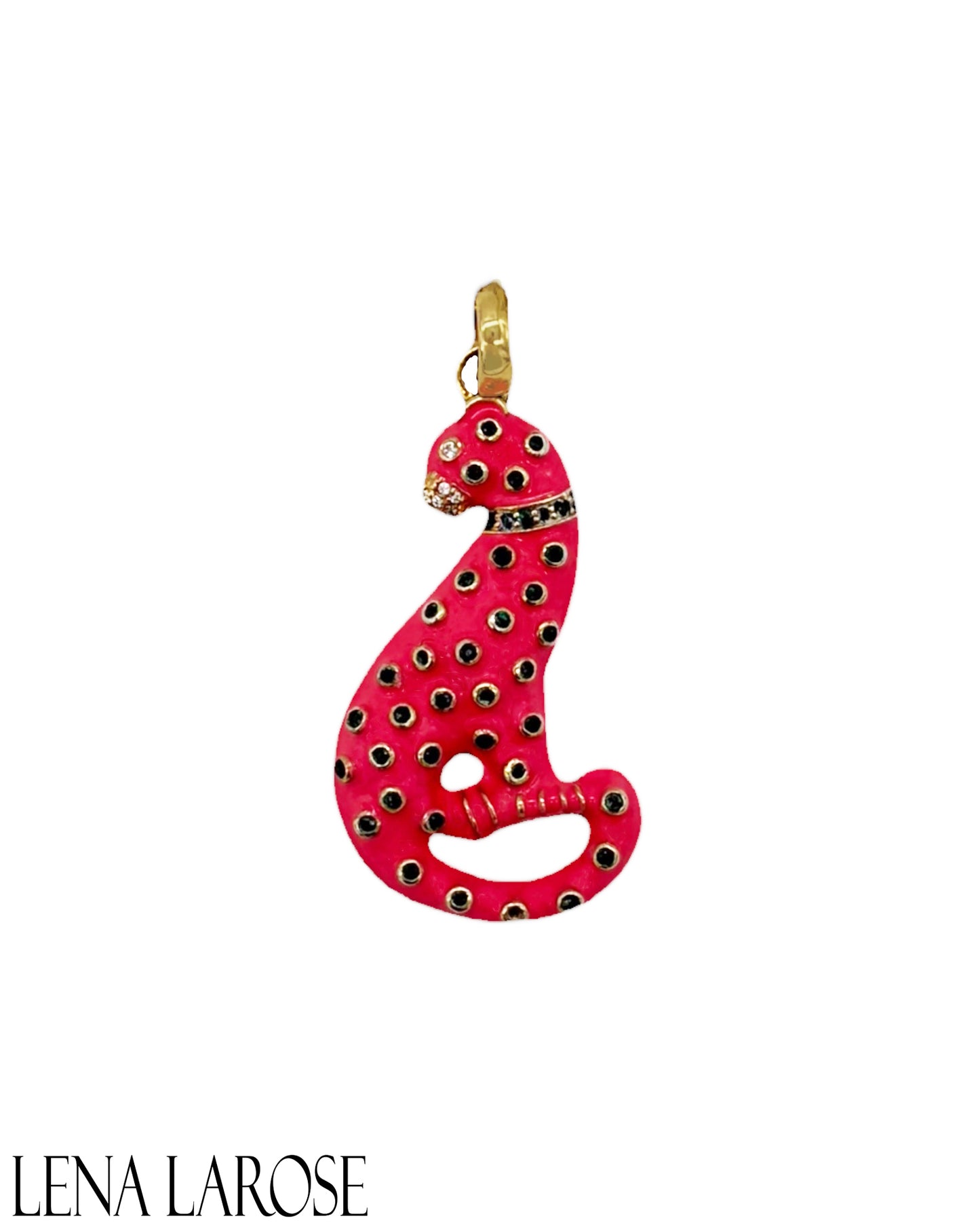 TRUNK-SHOW Royal Nomad Magenta Panther Pendant