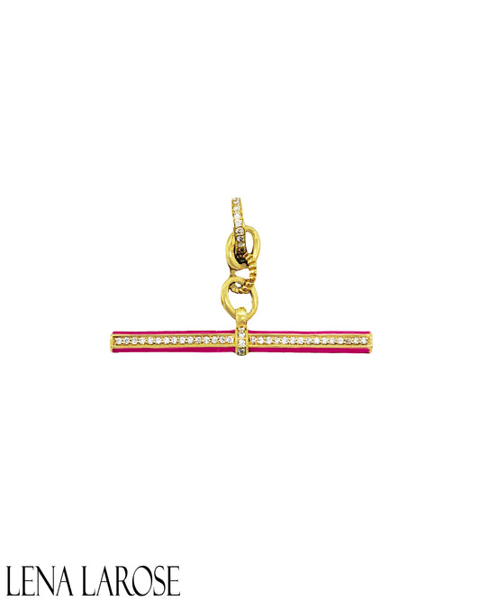 TRUNK-SHOW Royal Nomad Metallic Pink Bar Pendant
