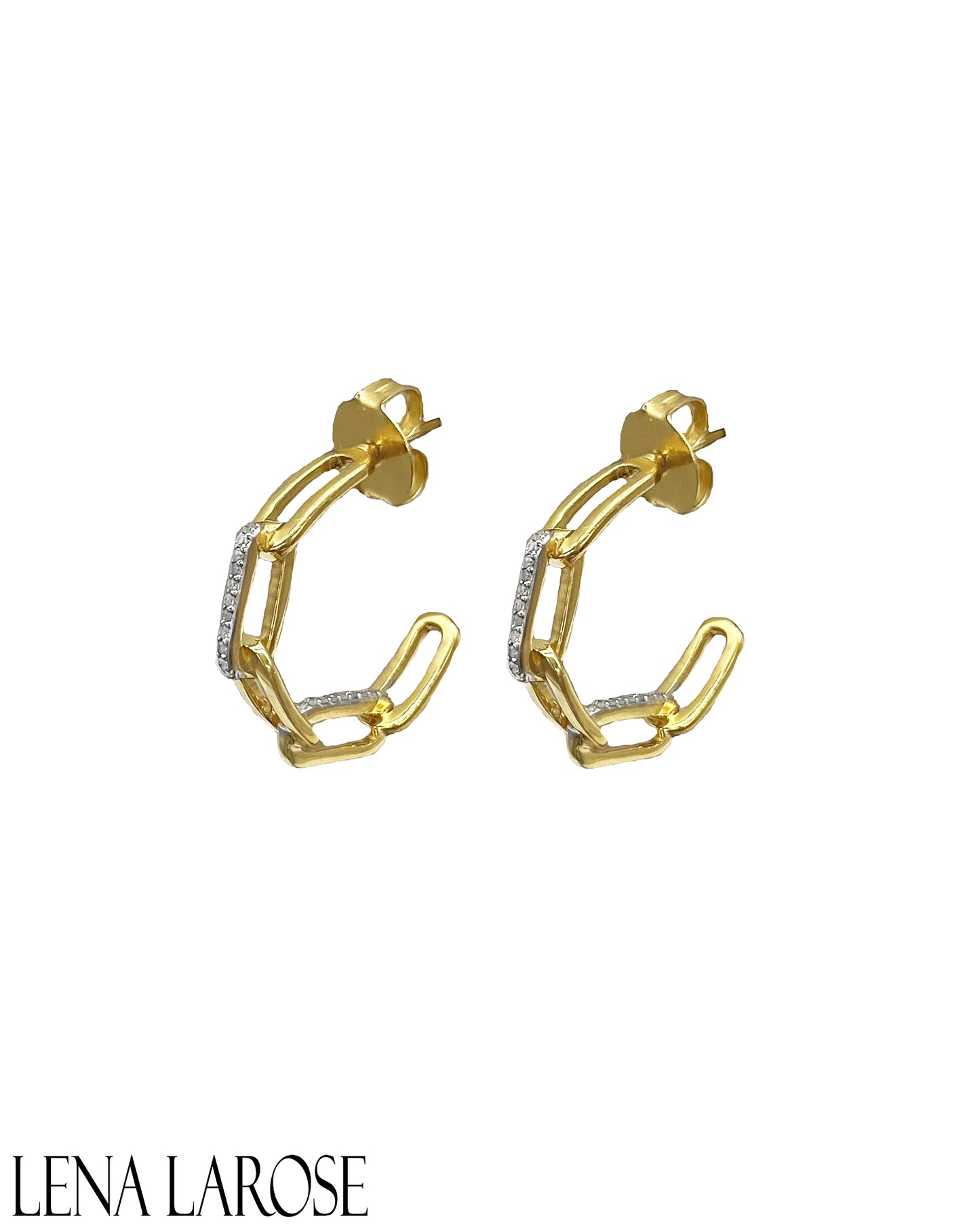 TRUNKSHOW The Woods Paper Clip Hoop Earrings
