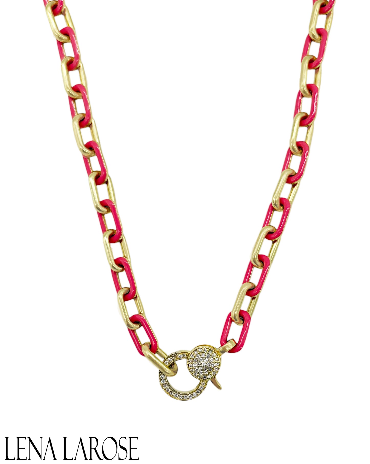 TRUNK-SHOW Royal Nomad Rachel Chain Fushia 21"