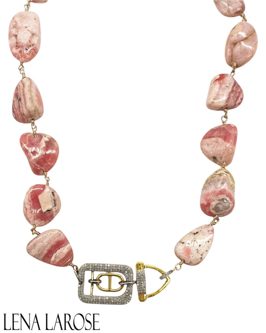 The Woods Rhodochrosite Chain 20.5"