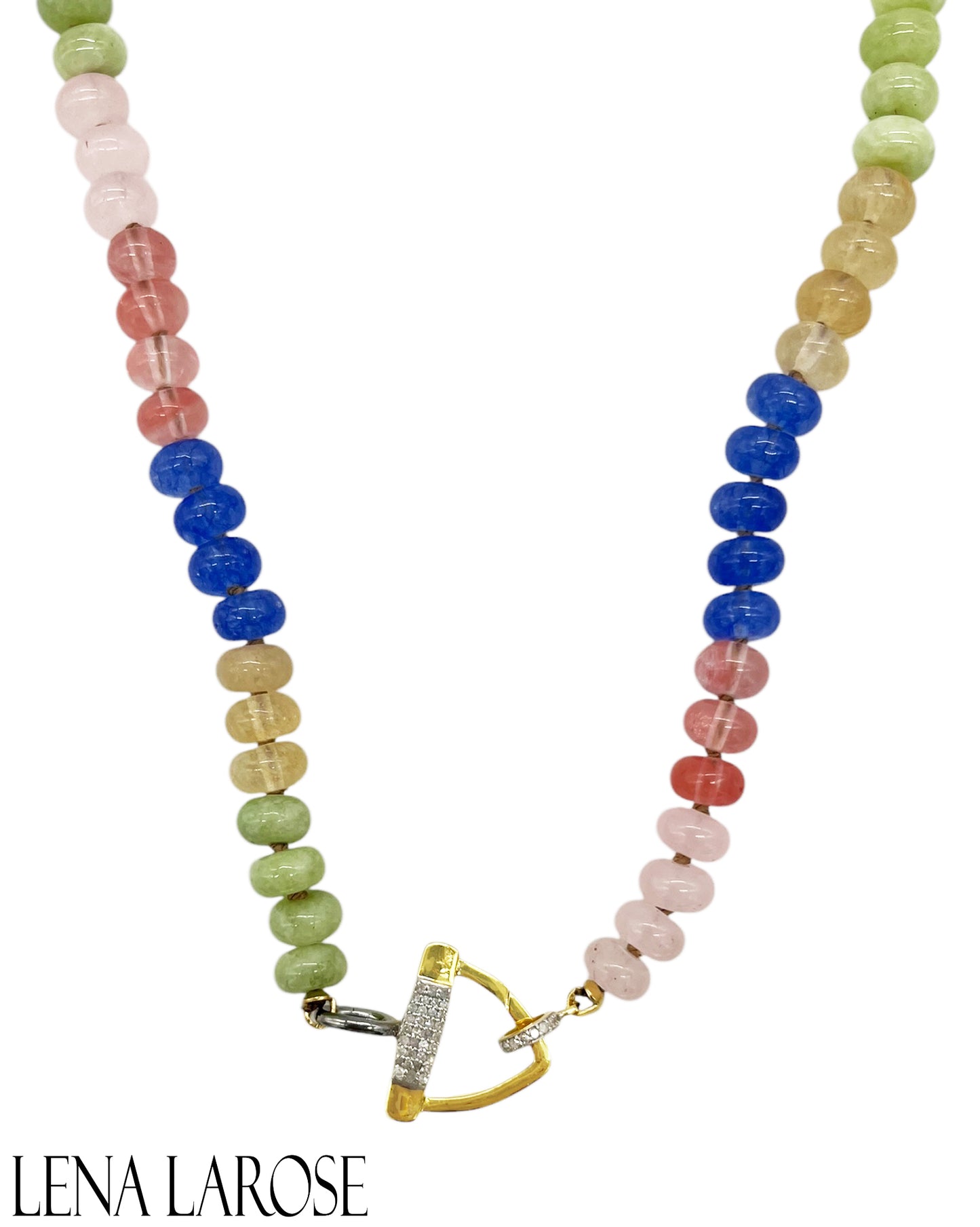 TRUNKSHOW The Woods Mixed Gemstone Chain 19"