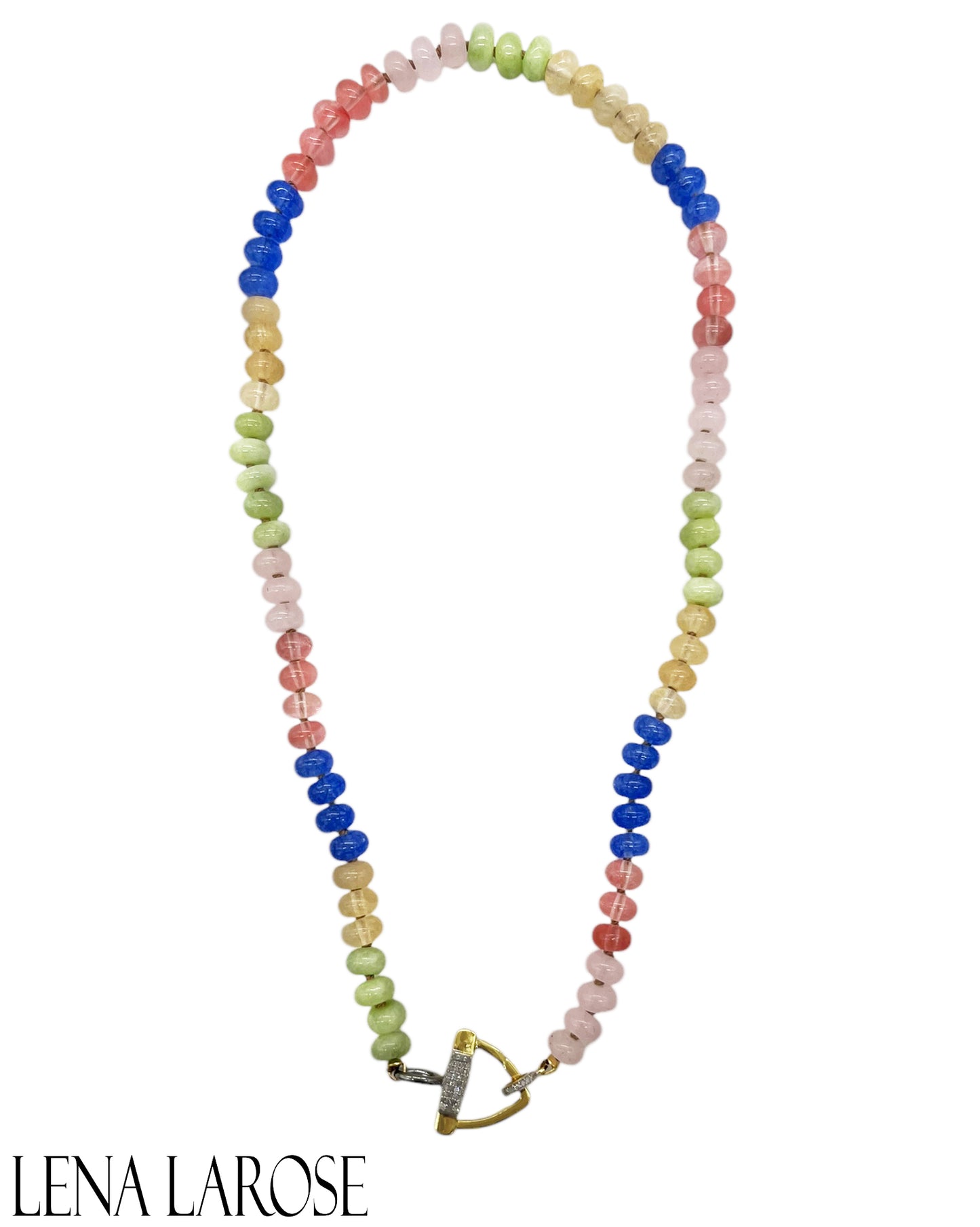 TRUNKSHOW The Woods Mixed Gemstone Chain 19"