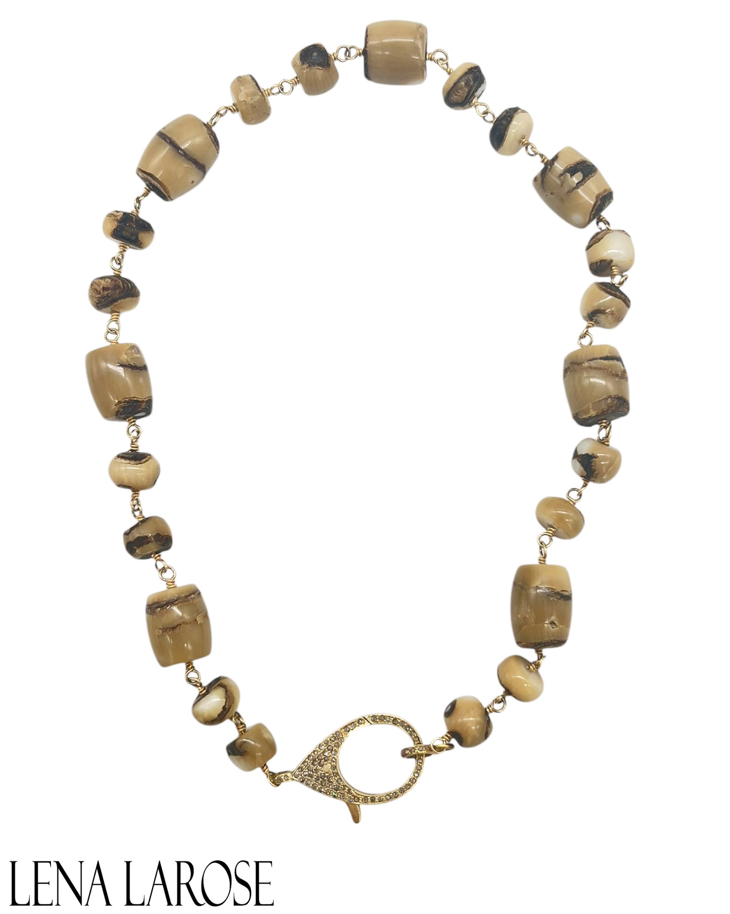 The Woods Fine Jewelry Bamboo Necklace, 18"