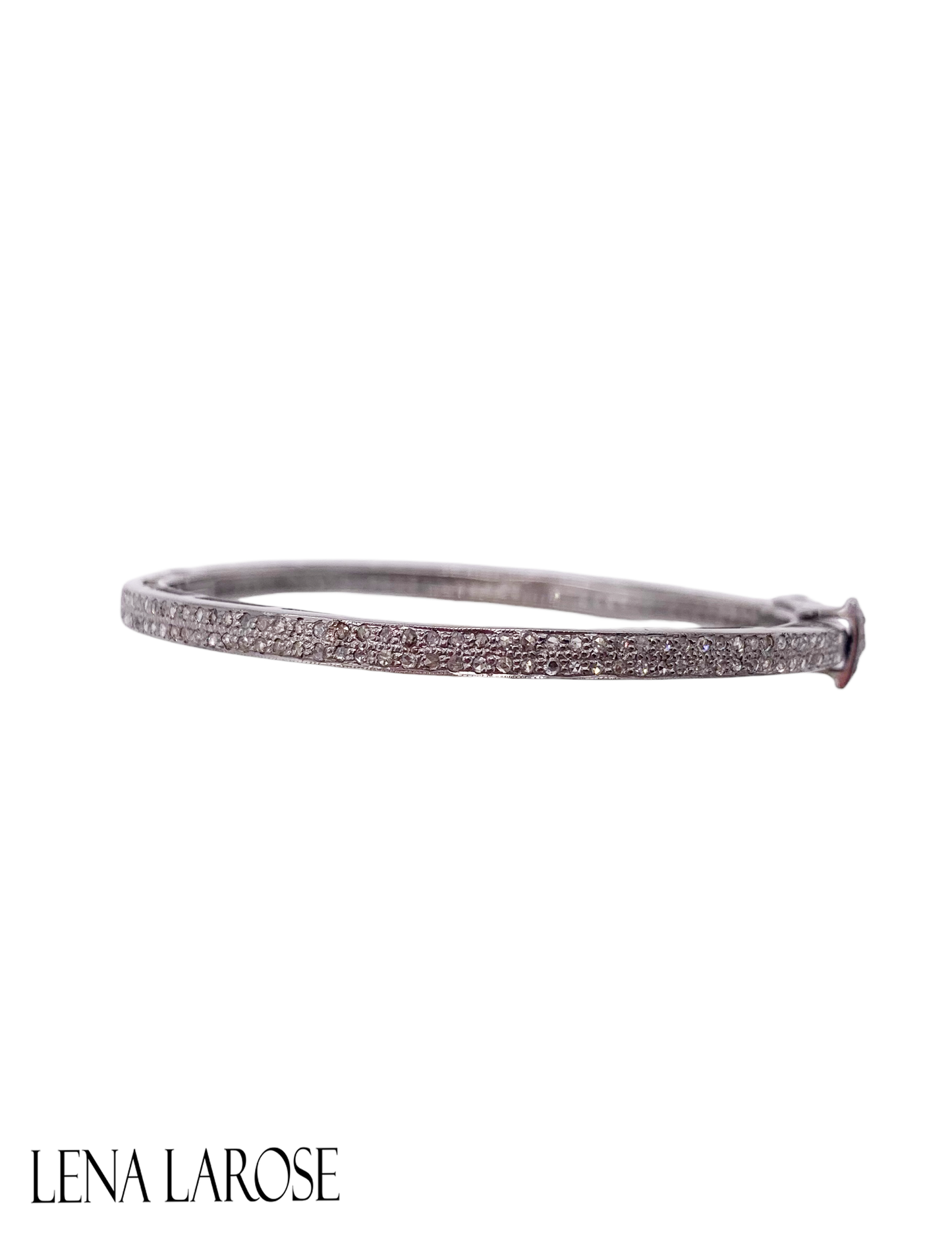 The Woods Double Row Silver Bangle