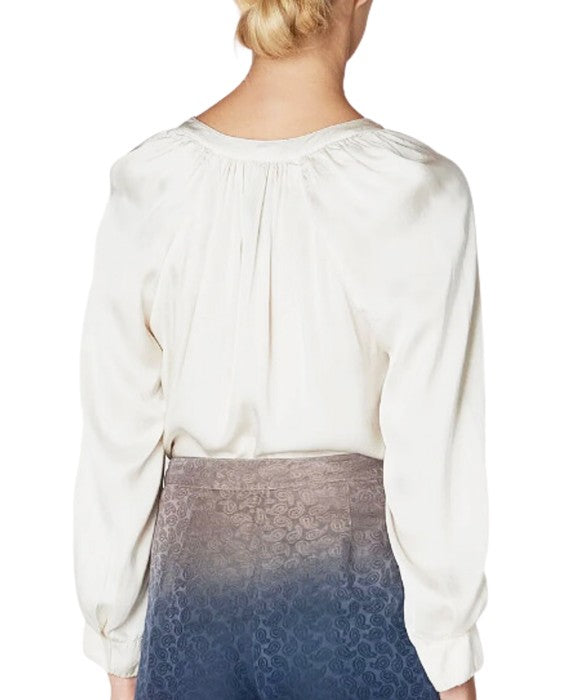 Raquel Allegra Dirty White Sparrow Top