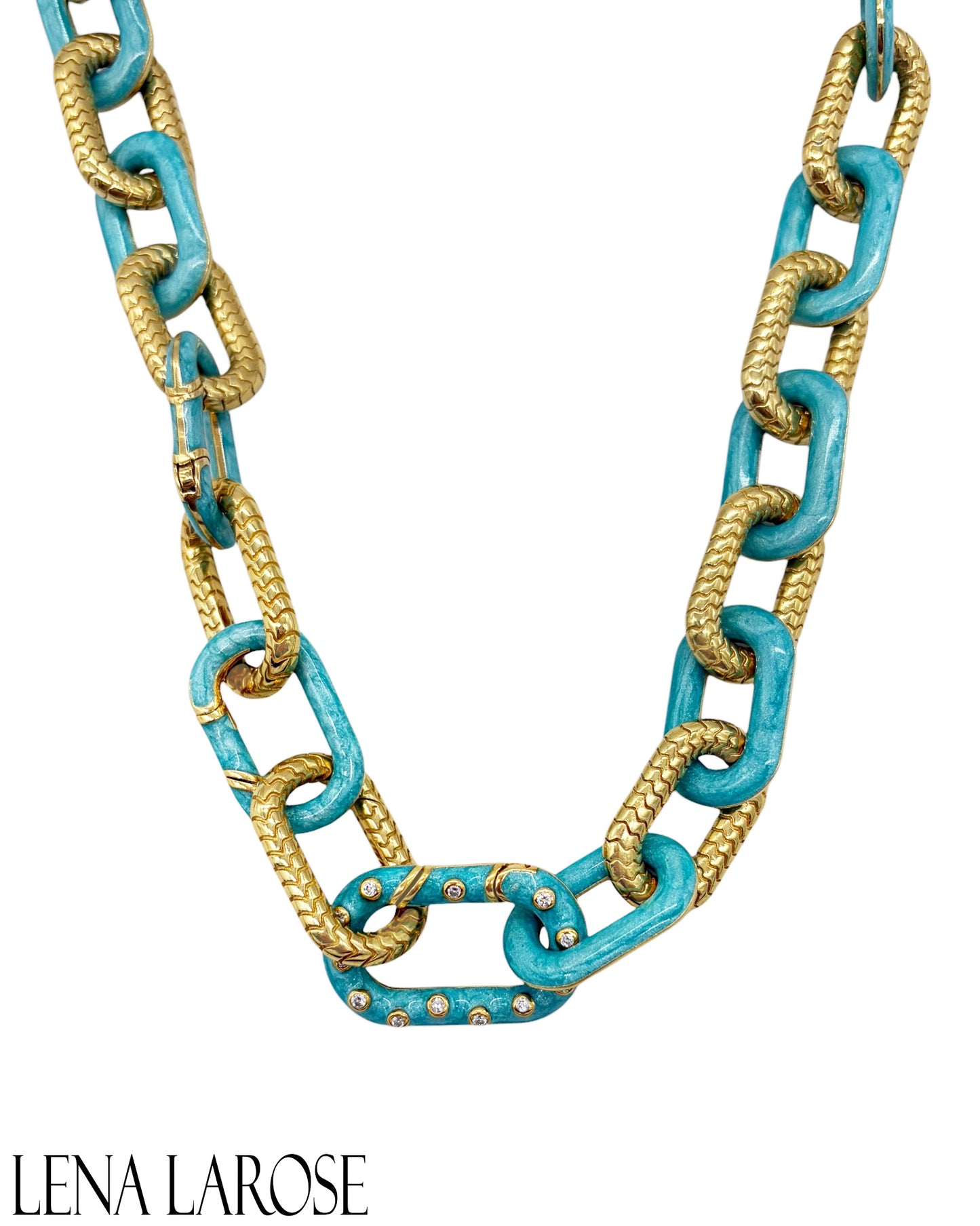 TRUNK-SHOW Royal Nomad Elizabeth Chain Mixed Metallic Sky