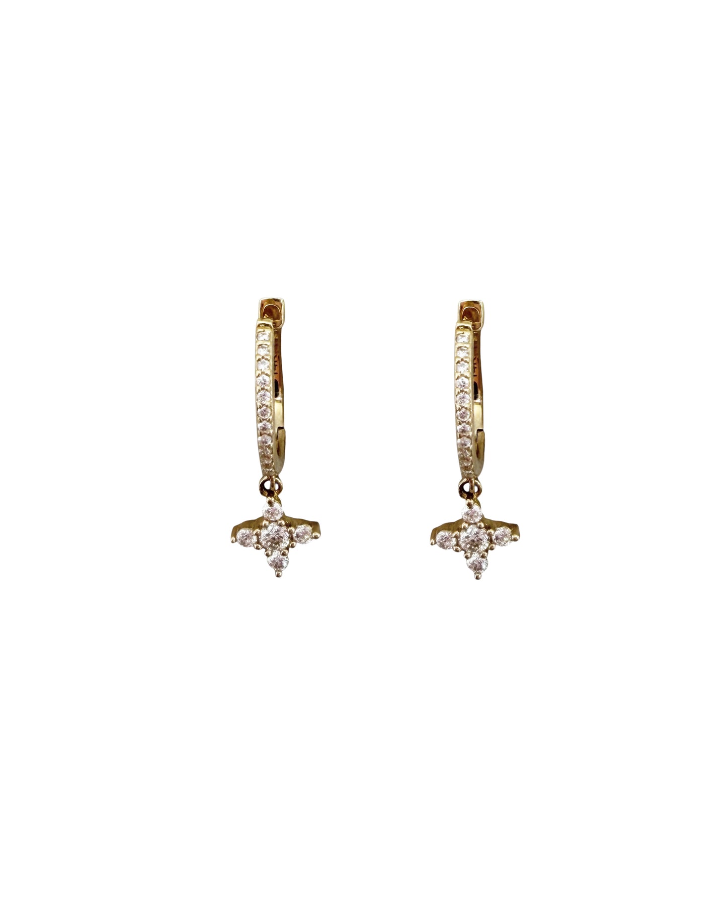 Vintage La Rose 14K Marquis Drop earring