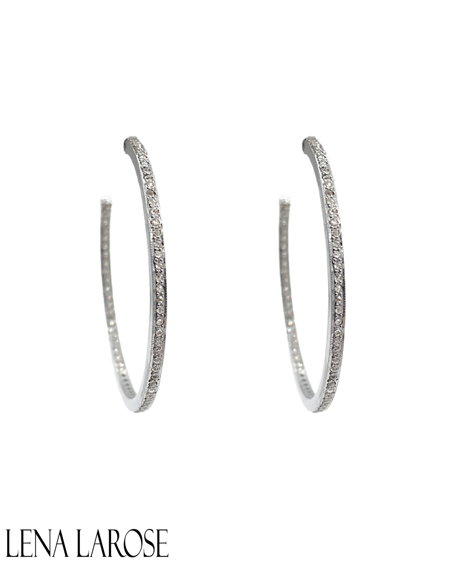 The Woods Fine Jewelry Sterling Hoops