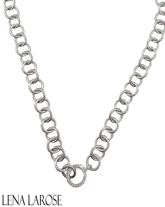 The Woods Fine Jewelry Sterling Link Chain, 16.5"