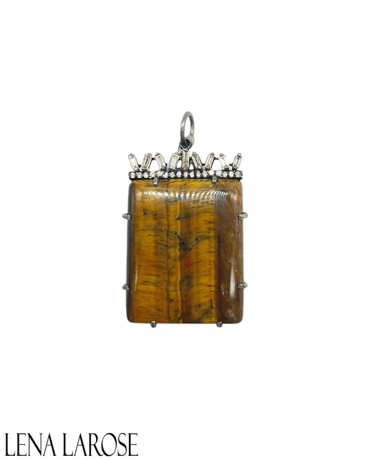 The Woods Fine Jewelry Tiger's Eye Pendant