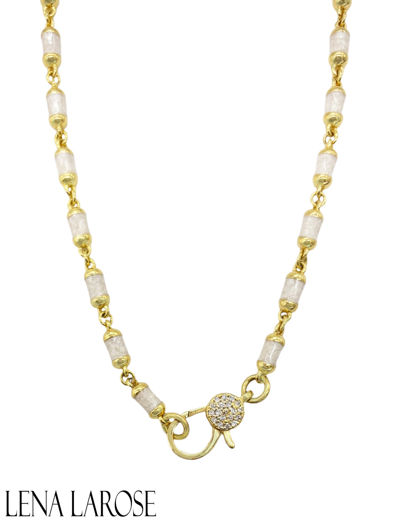 TRUNK-SHOW Royal Nomad Tilly Chain Metallic Pearl