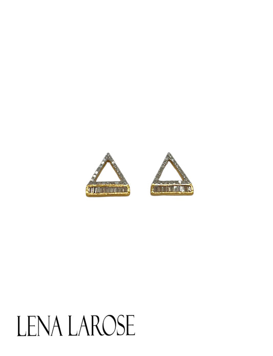 The Woods Fine Jewelry Triangle Studs