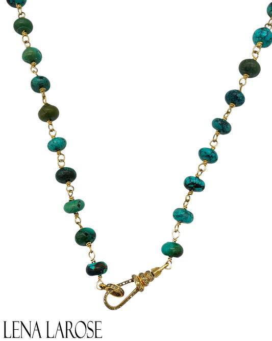 TRUNKSHOW The Woods Fine Jewelry Turquoise Chain