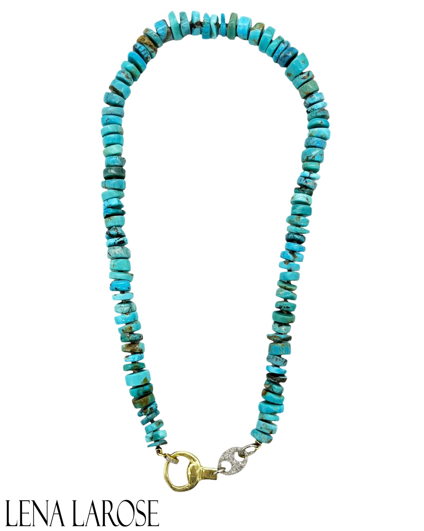 TRUNKSHOW The Woods Turquoise Chain 18"