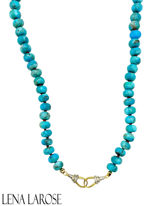 TRUNKSHOW The Woods Turquoise Chain 18"