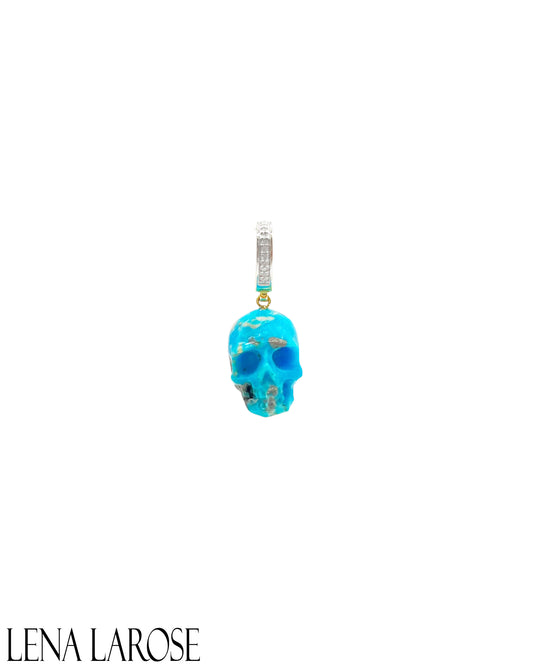 The Woods Turquoise Skull Pendant