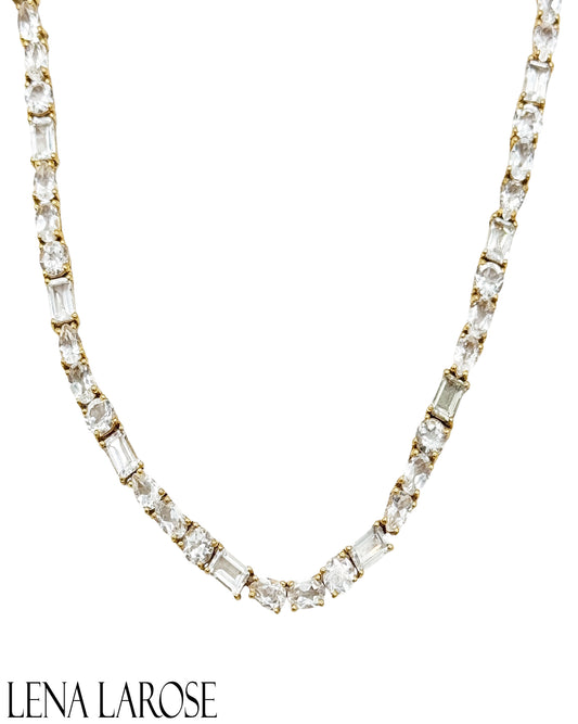 The Woods White Topaz Necklace 16"