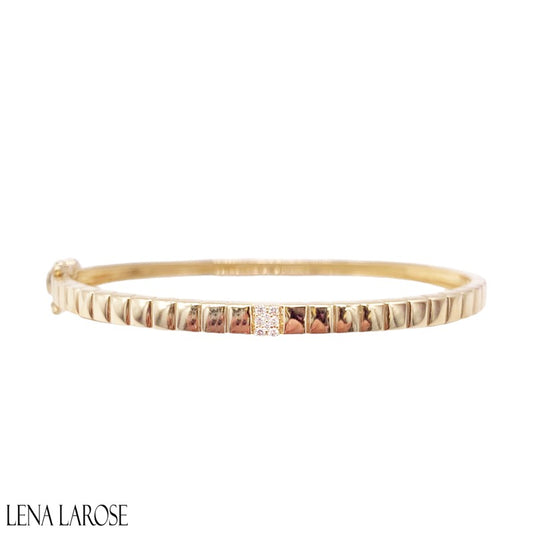 Vintage La Rose Gold Bangle