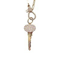 Vintage La Rose Key Pendant