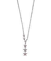 Vintage La Rose Star Drop Necklace