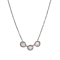 Vintage La Rose Diamond Slice Necklace