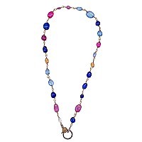 The Woods Fine Jewelry Mixed Sapphire Necklace, 19"