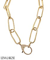 The Woods Fine Jewelry Large Paperclip Chain, 17.5"