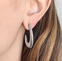 TRUNKSHOW The Woods Fine Jewelry Puffy Sterling Hoops