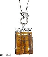 The Woods Fine Jewelry Tiger's Eye Pendant