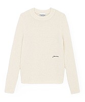 Ganni Brushed Egret Sweater