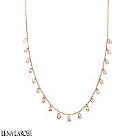 Vintage La Rose Diamond Drop Necklace