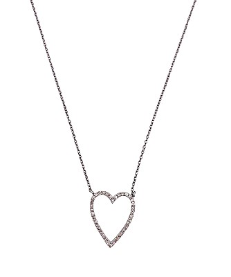 Vintage La Rose Heart Necklace