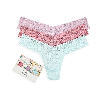 Hanky Panky Low-Rise Lace Thong 3-Pack