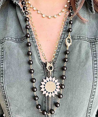 TRUNKSHOW The Woods Fine Jewelry Black Onyx Necklace
