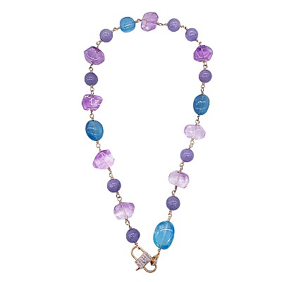 The Woods Fine Jewelry Angelite Necklace, 19"
