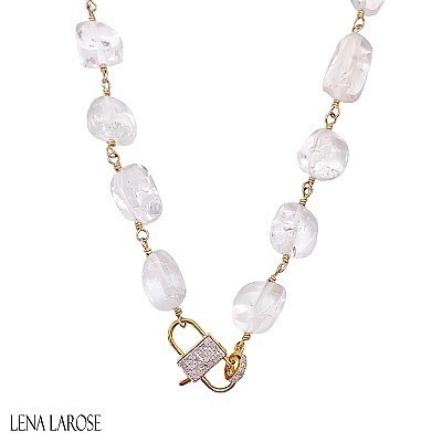 The Woods Fine Jewelry Crystal Quartz Necklace, 17"
