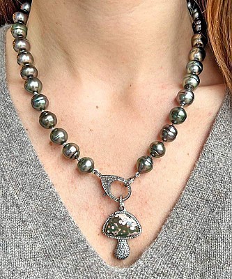 The Woods Fine Jewelry Tahitian Pearl Necklace, 19"