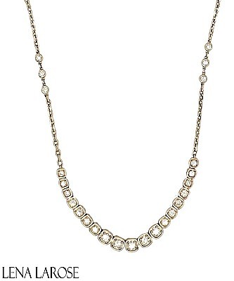 Vintage La Rose 14K Gold Diamond Necklace
