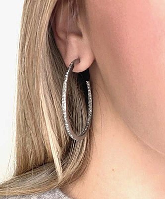The Woods Fine Jewelry Sterling Hoops