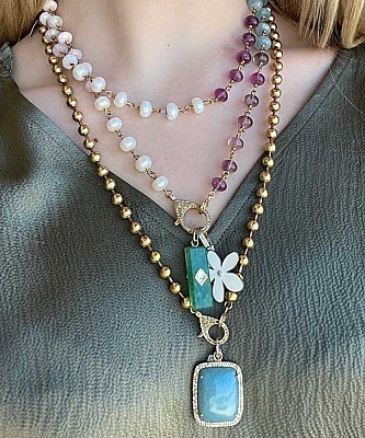 The Woods Fine Jewelry Aquamarine Pendant
