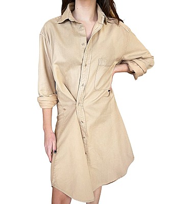 Wearcisco The Mini Shirt Dress- Sahara