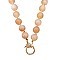 Vintage La Rose Peach Moonstone Necklace
