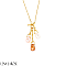 Chan Luu White Pearl Mix Charm Necklace